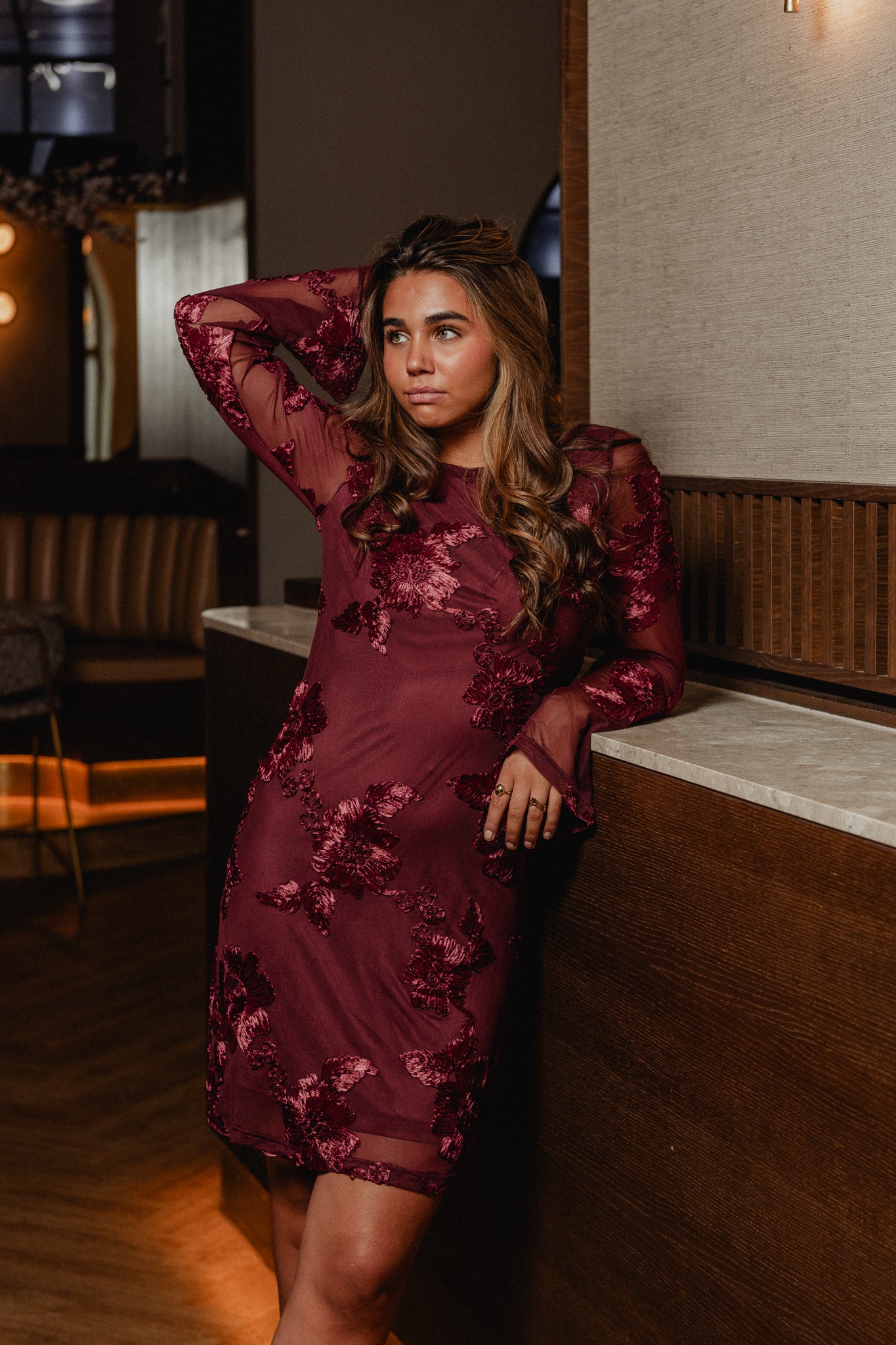 VMMILA Long Dress - Tawny Port